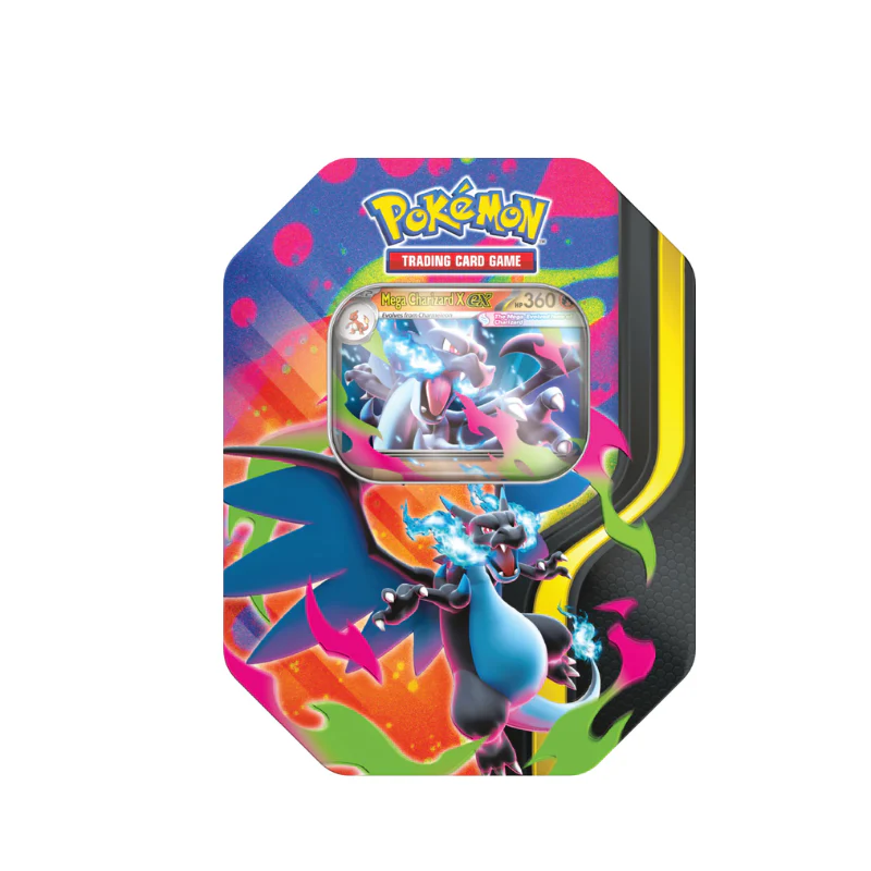 Mega Charizard X Tin Español